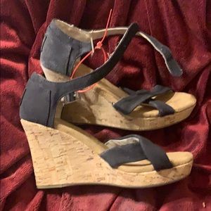 New TOMS High Heel Wedges